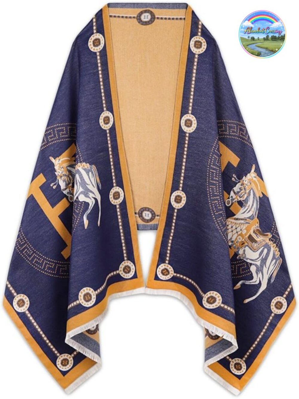 Pashmina Texture Silky Shawl Wrap Evening Dress Blanket Poncho Cape with Tassels